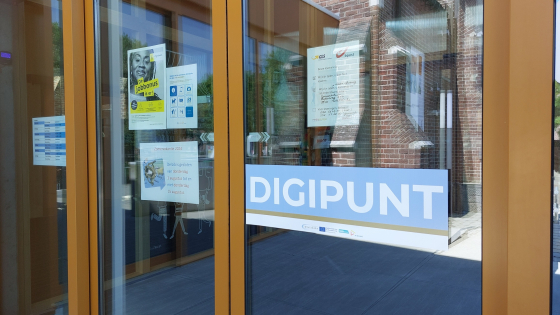 Digipunt in bibliotheek Bibox