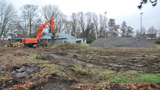 Start van de werken op domein Hernieuwenburg - maart 2021