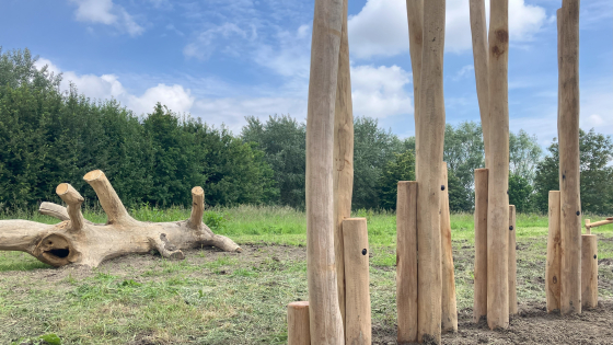 Speel- en picknickruimte Speelbos in Sint-Baafs-Vijve