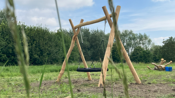 Speel- en picknickruimte Speelbos in Sint-Baafs-Vijve