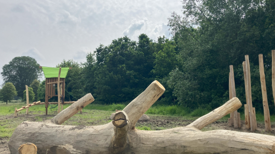 Speel- en picknickruimte Speelbos in Sint-Baafs-Vijve