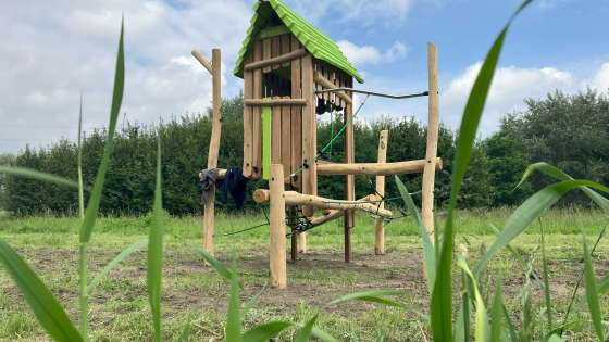 Speel- en picknickruimte Speelbos in Sint-Baafs-Vijve