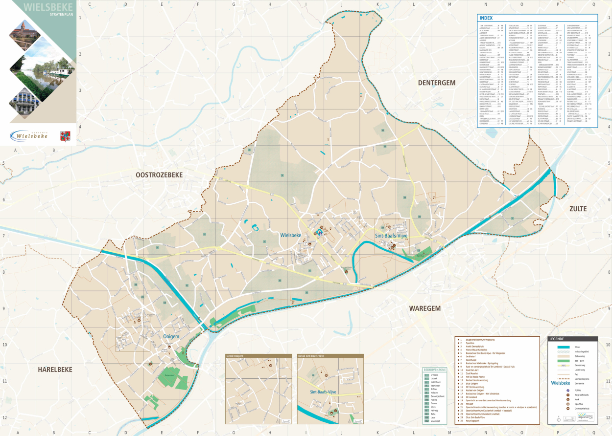 Stratenplan Wielsbeke